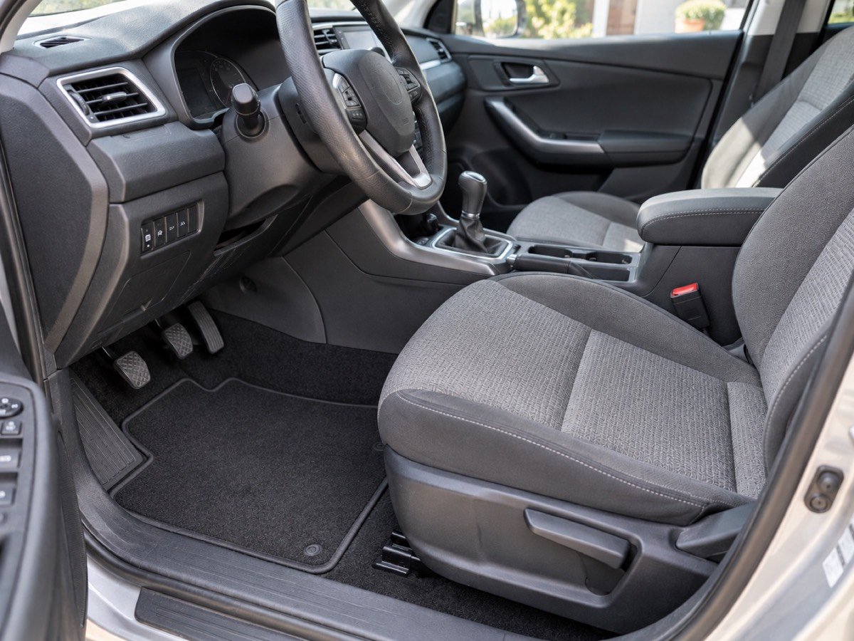 Siège voiture après nettoyage